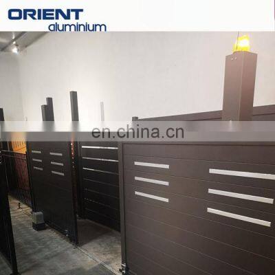 Motorized Aluminium Folding Driveway Gate High Quality Automatic Folding Sliding Gate