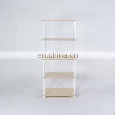 Metal book shelf Northern Europe Style simple design DIY Multifunction  storage Shelves  OEM Size