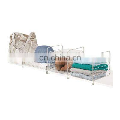 Versatile Metal Wire Closet Shelf Separator for Organization in Bedroom, Bathroom, Kitchen and Office Shelf photo-3