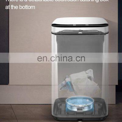 Популярные в 2022 году смарт-расписные золотые автоматические сенсорные бытовые продукты, смарт-мусорки из нержавеющей стали photo-3