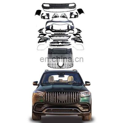 Wholesale Body Kits For 2020 2021 Mercedes GLS X167 Facelifts GLS63 AMG Car Bumpers With Grille