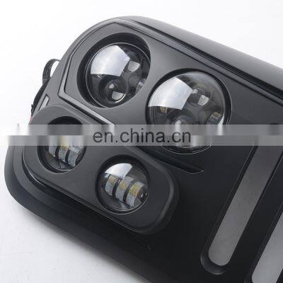 Car Grille With LED For Jeep Wrangler Jk Front Grille Accessories Auto Parts photo-4