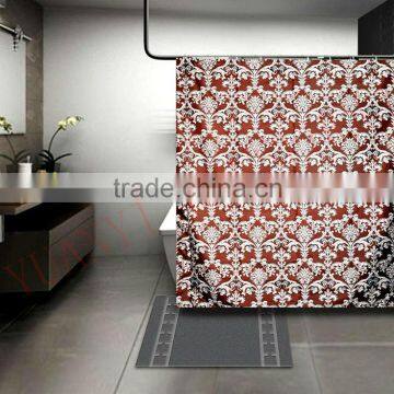 polyester fabric shower curtains expensive flower shower curtain