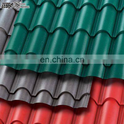 High Quality Ppgi Ppgl Prepainted Steel Sheet Corrugated Steel Roofing Sheet Metal Roof Tiles for Sale photo-2