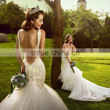 C71641A Ladies Sexy Backless Wedding dress