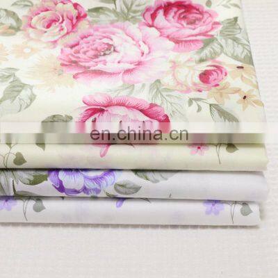 Cotton Twill Printed Fabric Garden Peony Quilt Set Pattern Cotton Bedding Sheet Fabric photo-4
