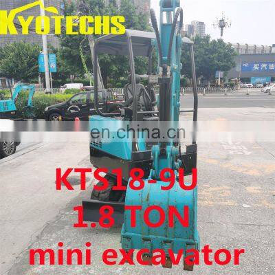 Kyotechs 1.8 Ton Excavator Mini Digger 1.8t Mini Excavator Digging Hydraulic Small Micro Digger Machine Prices for Sale photo-5