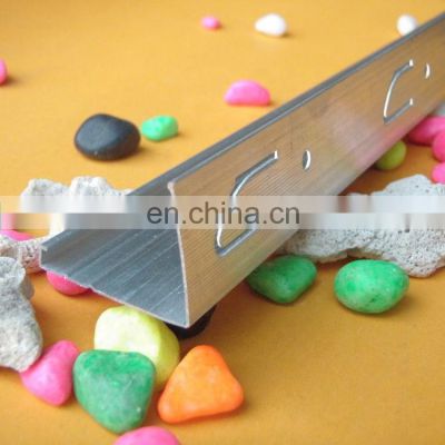 ZHL Aluminum Extrusion L Shaped Angle 6463 high quality decorative aluminium  Tile edges Profiles with Machining for Ceilings