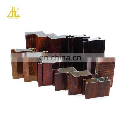 ZLWT001 ZHONGLIAN Wooden Grain Aluminium Profile For Balustrade Aluminium Extrusion photo-5