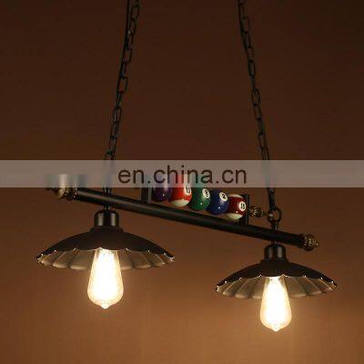 Hot Sale American Vintage Hanging Light Pool Table Pendant Lamp Billiard Pendant Light Snooker Table Chandelier