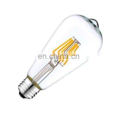 Decorative Dimmable LED Bulb Chandelier Light ST64 A19 2W 4W 6W 8W E14 E27 C35 C37 Filament Bulb photo-3