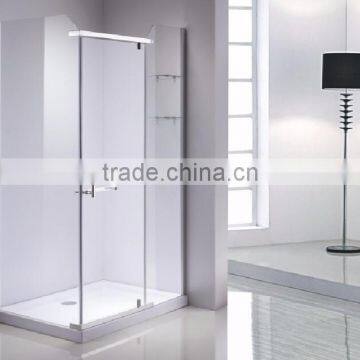 new design tempered safety glass square hinged shower enclosure/cabin/room MV-A1008F