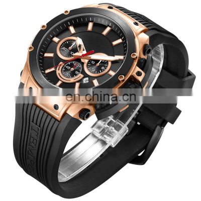 Hot Sales Casual Brand your own custom logo Stainless Steel Quartz wristwatches men watches brand