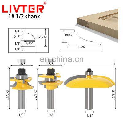 LIVTER Fillet Tenon + Side R Door Knife 1-2 Handle Tungsten Carbide Wood Router Bit Set for WoodWorking photo-4