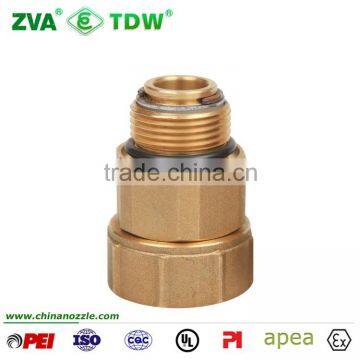 Brass Fuel Hose Swivel Connector With BSPT NPT photo-2
