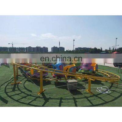 Factory wholesale amusement park outdoor cheap mini roller coaster for sale