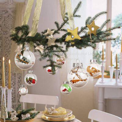 Wholesale Custom Design Handmade Decorative Christmas Tree Ornament Hanging Glass Ball 6cm photo-3