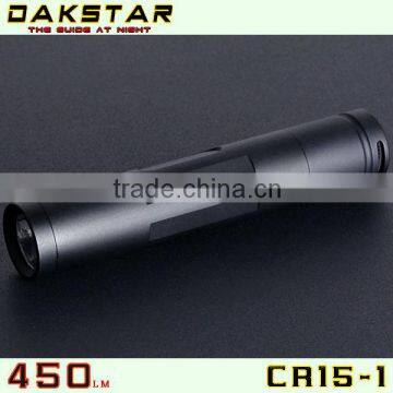 DAKSTAR CR15-1 XP-G R5 LED 450LM 18650 CREE Mini Rechargeable Aluminum Bike Flashlight