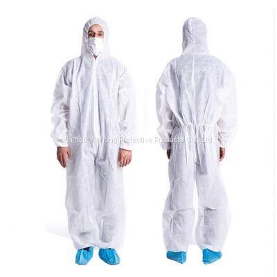 Disposable Non Woven Polypropylene Protective Coverall
