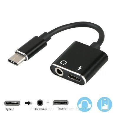 Hot Selling New Fashion Phone Adapter 3.5mm Converter Earphone Audio 2 in 1 Aux Cable Splitter Gentleman Jack for iPhone