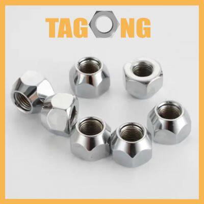 Mitsubishi Pajero & Toyota Prado Chrome Mag Wheel Nuts with Washer 12mm X 1.5 H 21 L37 for Alloy Wheel Lug
