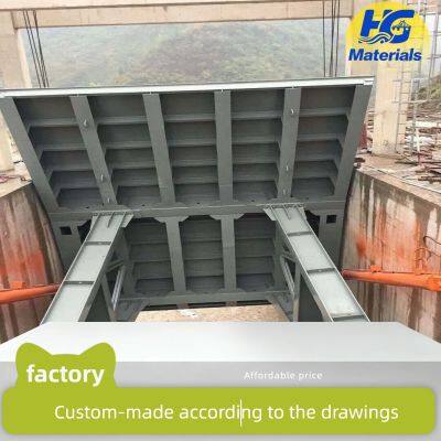 Arc gate sewage treatment hydropower station overflow dam discharge steel gate reservoir hydraulic arc gate