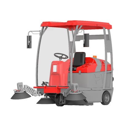 Karler S8 Industrial Park Driving Sweeper With Three-in-One Function of Sweeping, Dust Collection and Water Spraying, Long-lasting Standby