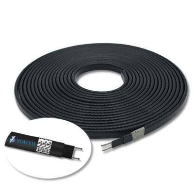 Hot Selling Heat Thermostat and Plug 2 3 mm Self Regulating 12vdc Heating Tracing Cable with Low Price