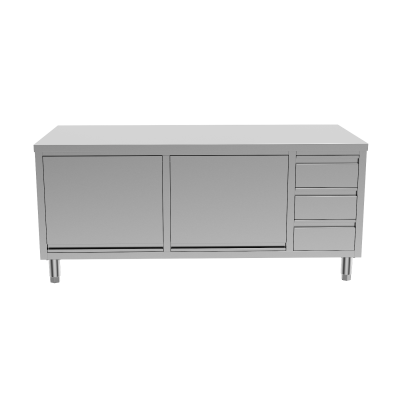 Drawer Cabinet With Anti-Tip Design for Construction Site Use