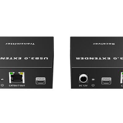LKV300USB-RS 100M 4-портовый расширитель USB3.0 с RS-232 PoC USB3.2 5Gbps