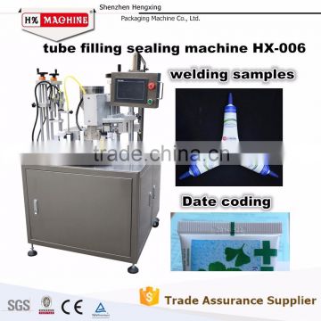 2015 Top Sale Plastic/Aluminum Tube Filling And Sealing Machine HX--006,CE Approved