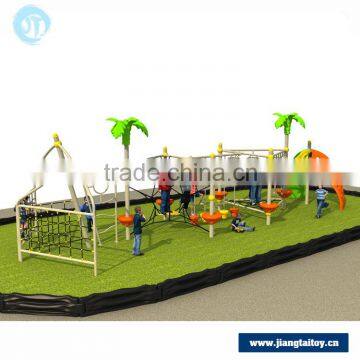 JT16-12002 Larger Outdoor Physical Training Equipment With Long Slides Climbing photo-3