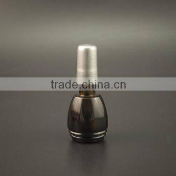 Free Samples! Wholesale Empty Unique Amber Glass Nail Polsih Bottles With Brush Caps photo-5