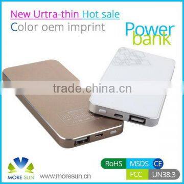 Aluminum alloy 4500 mah portable power bank 4500 mah MID tech latest design 4500mah power bank