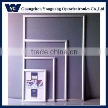 Adertising Billboard Snap Poster frame, Silver anodized Aluminum External Secure Poster Frame