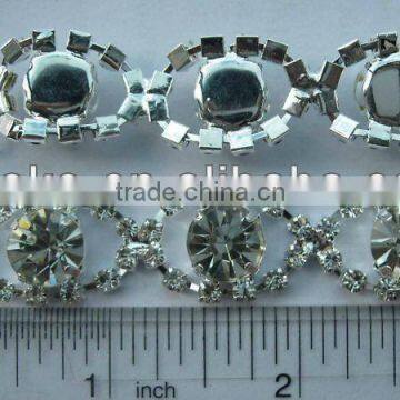 SILVER AND CLEAR COLOR Middle East Rhinestone Buckles, Metal Buckle Middle East Rhinestone Buckles