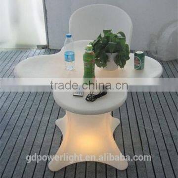 PE Plastic Bar Table with LED light and remote YXF-7871E
