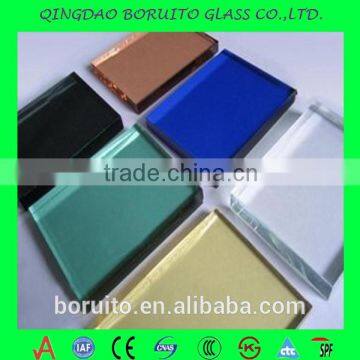 tinted hollow glass used in building decoration