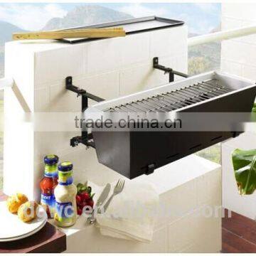 Balcony Hanging BBQ Charcoal Grill with fashion design