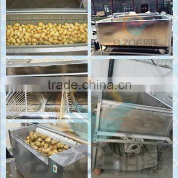 500Kg Per Hour Electric Potato Peeler For Potato Processing Machine photo-2