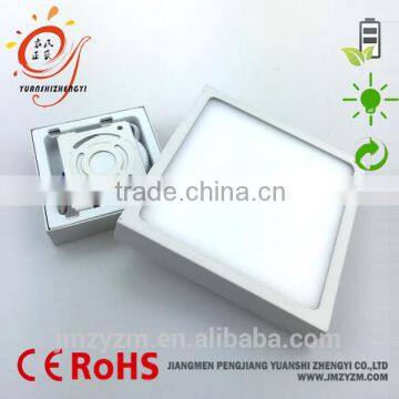 New 6W surface mounted square led panel light ceiling mounted light