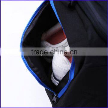 Colorful Polyester Leather Canvas Nylon Sport Gym Bag With LOGO Printed photo-5