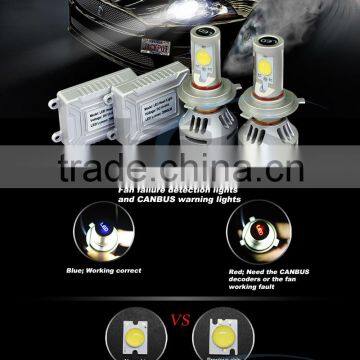 LANSEKO Powerful OEM 4s Led Headlight 12v 24v 35w h9 Waterproof Led Headlamp for All Cars photo-6