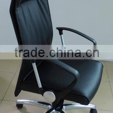 Hot sale black top leather office chair with low factory price