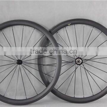 700C clincher carbon wheelset powerway R13 hubs 10/11s carbon wheels W40C