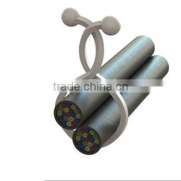 Injection mold cable twist lock