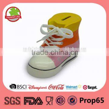 Wholesale Ceramic Shoes Shape Money Bank