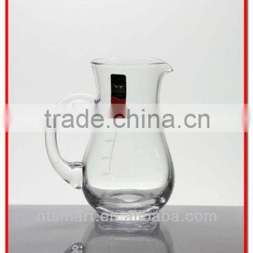 Clear Wine pitcher with handle