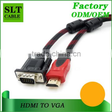 SLT Wholesale Price HDMI to VGA Cable Optional Length                        
                                                Quality Choice