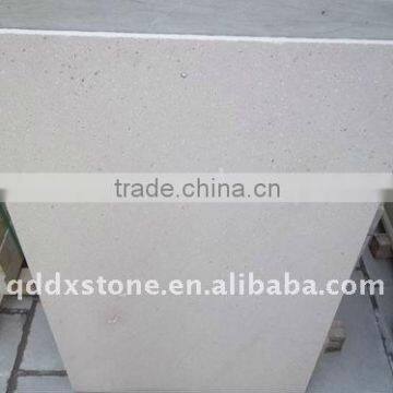 Shandong ivory white honed sandstone tiles